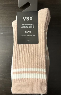 Pack de dos calcetines Victoria Secret para mujer nuevos con etiquetas talla única Foto 1 de 2