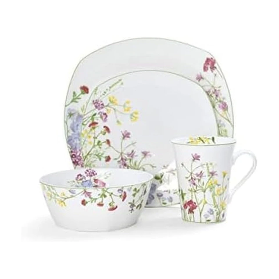 Mikasa Wildflower Garden 16-piece Dinnerware Set Assorted