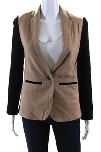 J Crew Women's Collared Long Sleeves Lined One Button Blazer Beige Size 0 - Bild 1 von 7