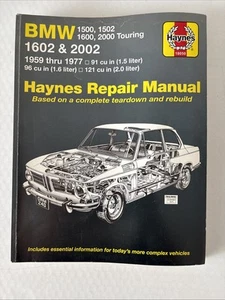 Haynes Repair Manual BMW 1500 1502 1600 2000 Touring Years 1959 Thru 1977 - #28 - Bild 1 von 2
