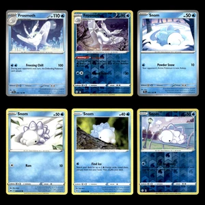 6x Frosmoth Snom Lot 46 Scarlet Violet Series Temporal Forces Pokemon Cards  - Picture 1 of 9