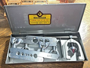 Vintage Armstrong Flaring Tool Kit Set 7080 Complete Original W Metal Case - Picture 1 of 6