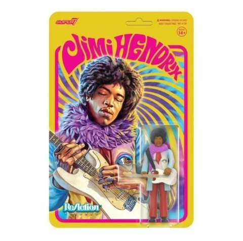 Jimi Hendrix Super7 Reaction Action Figure Cover