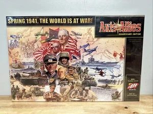 Axis And Allies Anniversary Edition Board Game Avalon Hill A&A WWII NEW SEALED - Picture 1 of 7
