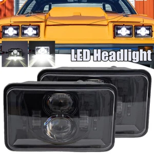 4x6" LED Headlight High Low Beam 2Pcs For Suzuki DRZ400SM DRZ400S DRZ400 Black - Foto 1 di 12