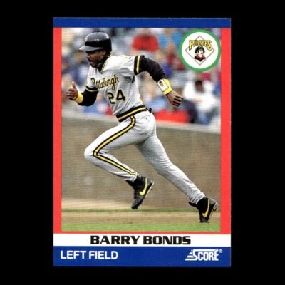 Barry Bonds 1991 Score 100 Superstars Pittsburgh Pirates #26 R326X 83 - Image 1 of 2
