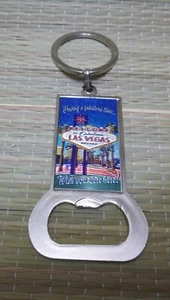 Key Fob, Las Vegas, abridor de botellas refresco, cerveza - Imagen 1 de 2