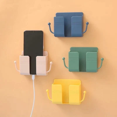 Mobile Phone Holder Wall Mounted Organizer Storage Box (01) - Image 1 of 4