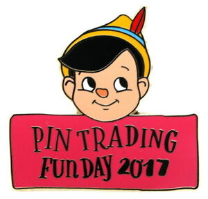 2017 Disney SHDR Pin Trading Fun Day Pinocchio Pin
