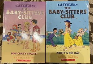 Lot of 2 BabySitters Club Graphic 2 Novels Kristy Stacey Telgemeier Galligan - Bild 1 von 2