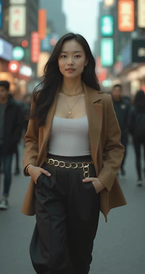 Lindo cinturón de moda para mujer de metal dorado ovalado con eslabones de cadena banda estrecha talla grande XL XXL Foto 1 de 4