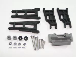 NUOVO TRAXXAS RUSTLER braccia anteriori e posteriori + pin cerniera/dadi esazionali VXL RUE1 - Foto 1 di 3