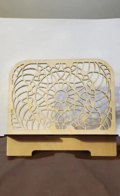 Soporte para tableta de geometría sagrada hecho a medida Foto 1 de 4