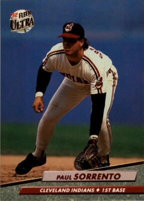 1992 Ultra MLB Paul Sorrento #357 - Image 1 of 2