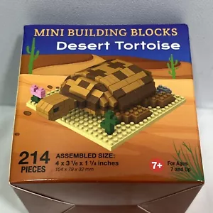 Desert Tortoise - Mini Building Blocks, 214 Pcs., Ages 7+, Impact Photographics - Picture 1 of 6
