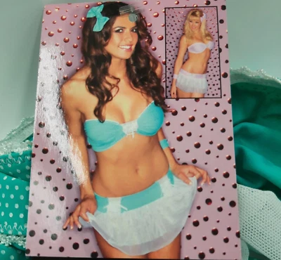 Raveware Women's Large 4 Pc Set Top, Ruffled Skirt, Bow & Wristband Green White - Image 1 of 4