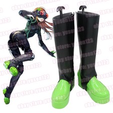 P5 Persona 5 Sakura Futaba Boots Shoes Cosplay Halloween Custom Made Shoes