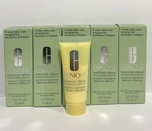 Lot of 5 X Clinique Dramatically different moisturizing lotion + 15ml EA =75ml - Picture 1 of 4