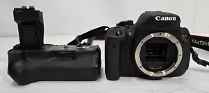Canon EOS Rebel T5i 18.0 MP Digital SLR Camera (Black) with BG-E8 Battery Grip - Picture 1 of 15