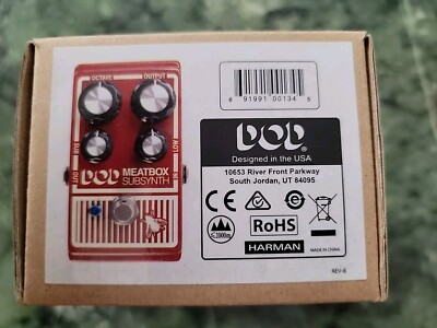 DOD Meatbox Octave + Subsynth Pedal EFFECTS -...