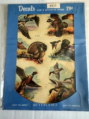 Calcomanías vintage de aves acuáticas Meyercord Foto 1 de 2