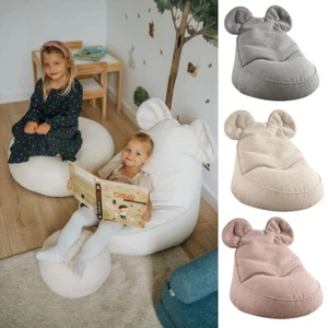 Kids Miki Children's Pouffee with ears / Pouffe round , Bean Bag for kids - Picture 1 of 19