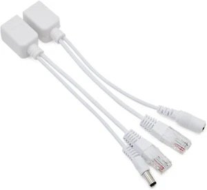 HSeaMall 2 Pair Injector Adapter Ethernet RJ45 Poe+ Splitter - Zdjęcie 1 z 2