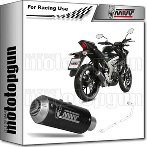 MIVV POT COMPLETE RACING OPEN MK3 CARBON SUZUKI GSX-S 125 2017 17 2018 18 - Photo 1/4