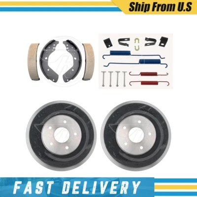 Se adapta a Honda Odyssey 2001 tambores traseros zapatas de freno y kit de resorte de herrajes Foto 1 de 4