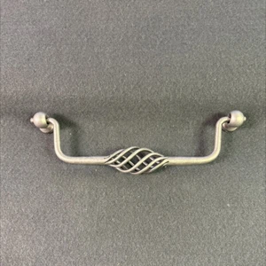 (12 Pack) 6-5/16" Avante Birdcage Bail Pull Tumbled Pewter - Picture 1 of 1