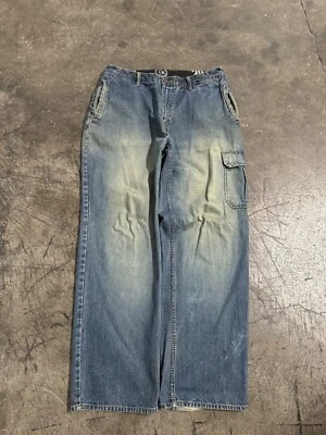 VTG G Unit Jeans Mens 38x34 Baggy Straight Heavyweight Y2K Hip Hop Denim Cargo - Image 1 of 4