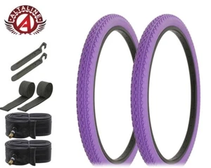 AltaLine Bicycle Wire Bead Cruiser TIRES 26 x 2.125 HEAVY DUTY Diamond 8pc SET. - Picture 1 of 27