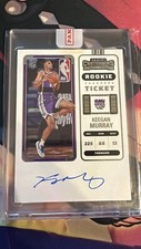 2022-23 Contenders Keegan Murray Rookie Ticket Auto Autograph RC #140 Kings
