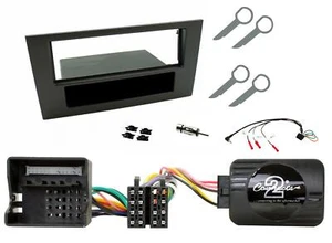 KIT DE MONTAJE DE CONTROLES DE DIRECCIÓN DE TALLO ÚNICO DIN FACIA PARA FORD MONDEO MK3 03-07 - Imagen 1 de 1