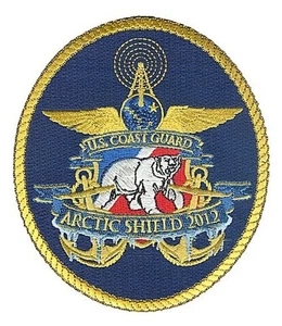 Arctic Shield oval 2012 W5276 USCG Coast Guard fire patch - Picture 1 of 1