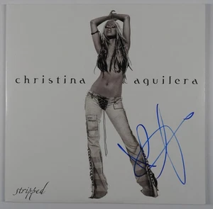 Christina Aguilera JSA Signed Autograph Record Album Vinyl Stripped - Picture 1 of 3