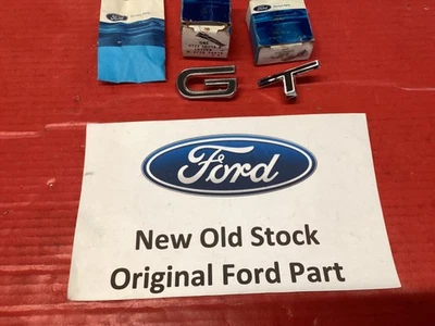 NOS FORD MUSTANG 1967 GT LETTERS FRONT FENDER C7ZZ-16098-A/B - Image 1 of 3