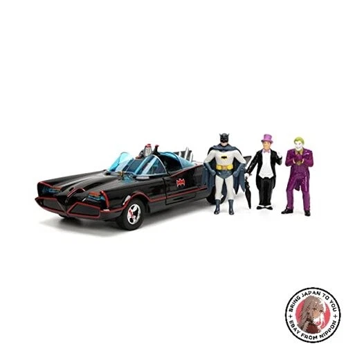 NUOVO giocattolo Cars DC Comics 1:24 Classic TV Series Batman Batmobile Die-C... - Immagine 1 di 1