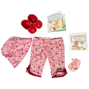 Lote de botas de día lluvioso corazón a corazón ropa de bebé American Girl Bitty Boots - Imagen 1 de 6