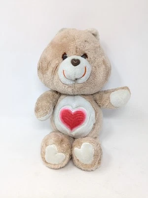 De colección 1983 Kenner Care Bear Tender Red Heart 13” Peluche Beige San Valentín Amor Raro   Foto 1 de 4