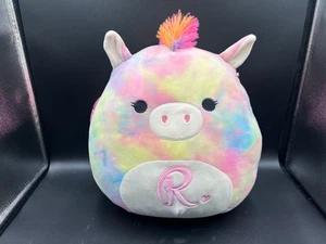 Squishmallows Paisley 12” Pegasus Valentine’s DAY with Letter R Used Condition - Picture 1 of 7
