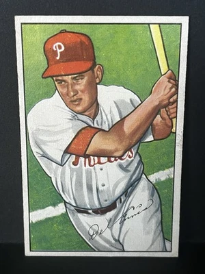 1952 Bowman Mid- High Grade Set Break #76 Del Ennis Ex-mt - Image 1 of 2
