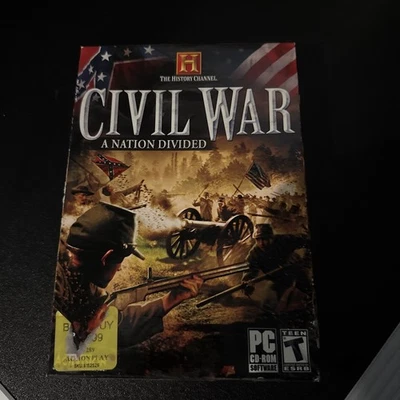 History Channel: Civil War -- A Nation Divided (PC, 2006) New Sealed Box - Image 1 of 2