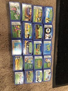 LEAPSTER LEAPFROG GAME LOT of 20 Games (Tested and Working) Sonic Disney