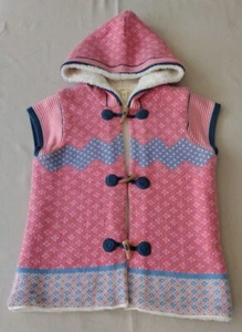 Matilda Jane Girls Sz 14 WARMS HUGS VEST Winter 17' Make Believe Collection Fur - Picture 1 of 11