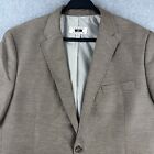Joseph Abboud Sport Coat Men XL 44R Linen Cotton Herringbone Blazer Jacket EUC
