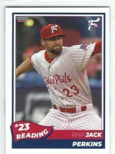 2021 Reading Fightin Phils Updated (AA-Philadelphia Phillies) Jack Perkins