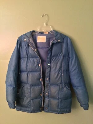 Vintage White Stag Women’s Blue Puffer Jacket Size L - Image 1 of 4