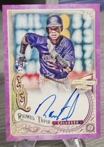 Raimel Tapia 2017 Topps Gypsy Queen Auto Rookie Purple /150 Boston Red Sox 