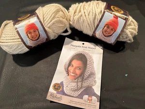 LION BRAND Hometown USA Yarn 5 oz HOUSTON CREAM 135-098-07984 NEW - Picture 1 of 5
